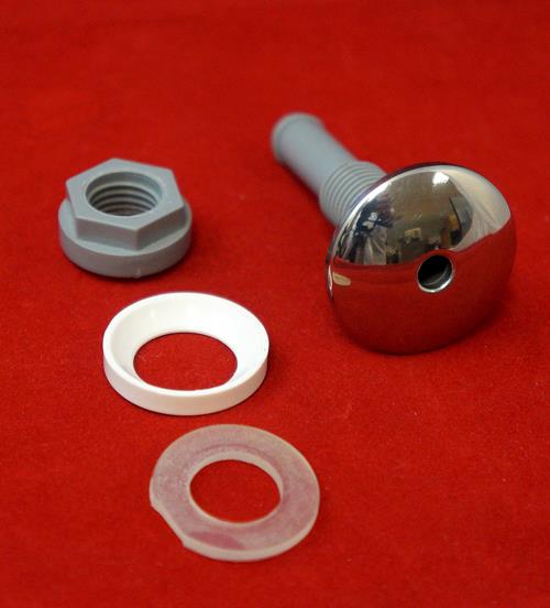 JET, AIR INJECTOR SINGLE, STAINLESS, W/NUT/GASKET
