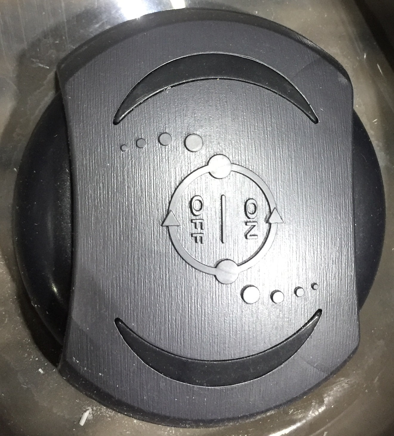 AIR CONTROL, HALO GRAPHITE HANDLE, VALVE BODY W/CAP, W/GASKET