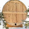 2 Person Cedar Barrel Sauna - 4 Feet Long