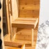 4 Person Cedar Barrel Sauna with Porch – 8 Feet Long