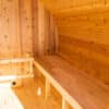 4 Person Cedar Barrel Sauna with Porch – 8 Feet Long