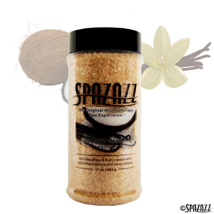 Spazazz Original Crystals Coconut Vanilla (Exotic) 17oz