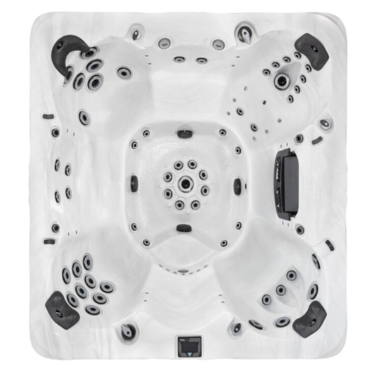 Silver Marble Top Down